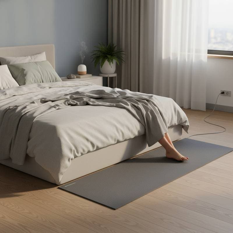 Featured image for Grounding Mats Promise Better Sleep by Reconnecting You to Earth