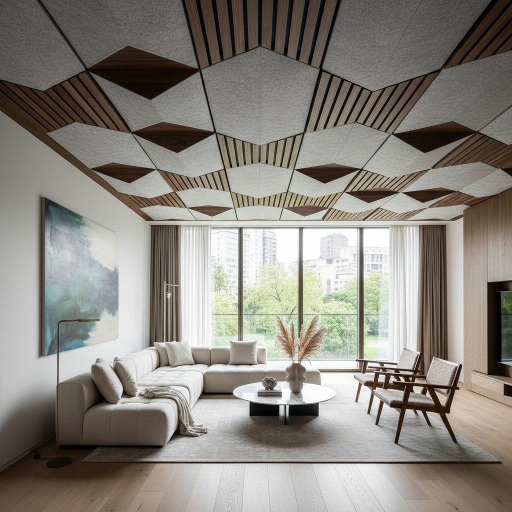 Featured image for Acoustic Panels Turn Ceilings Into Design Features