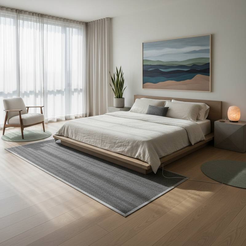 Featured image for Why Grounding Mats Are Changing Bedroom Wellness