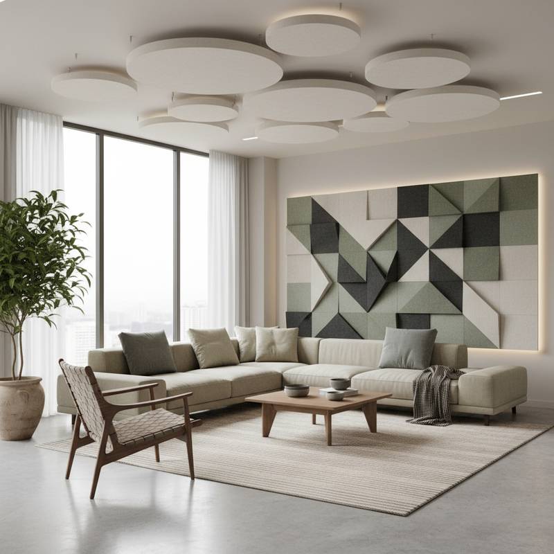 Featured image for Sound Design Softens Modern Living Rooms