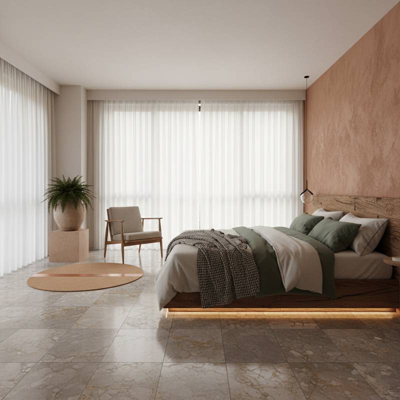 Featured image for Grounding Bedroom Floors Reconnect You with Nature