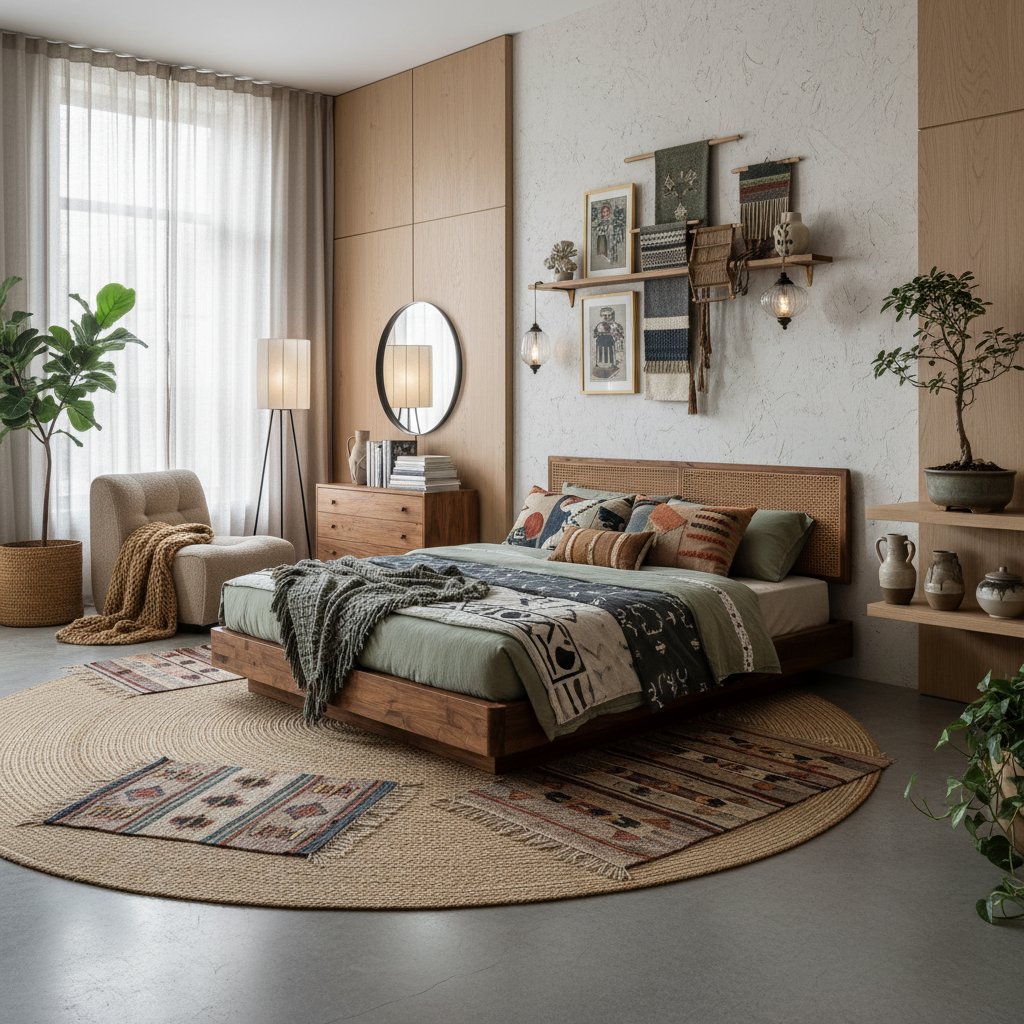 Featured image for Japandi Maximalism Balances Calm and Vibrant Bedrooms