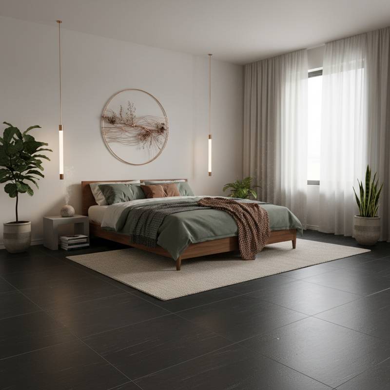 Featured image for Earthing Tiles Transform Bedroom Into Calmer Sleep Space