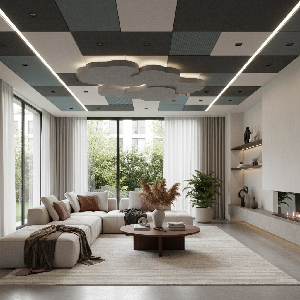Featured image for Acoustic Ceiling Panels That Hush Noise and Look Polished