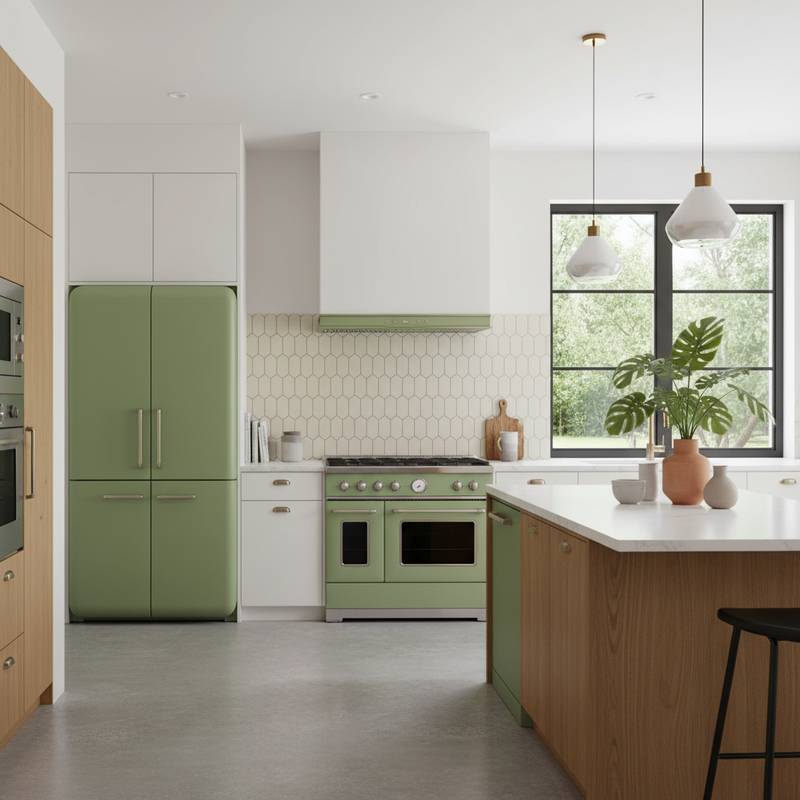 Featured image for Why 70s Appliance Colors Work in Modern Kitchens