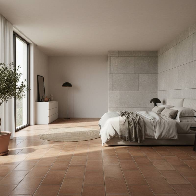 Featured image for Tile Flooring Brings Wellness Grounding to Bedrooms