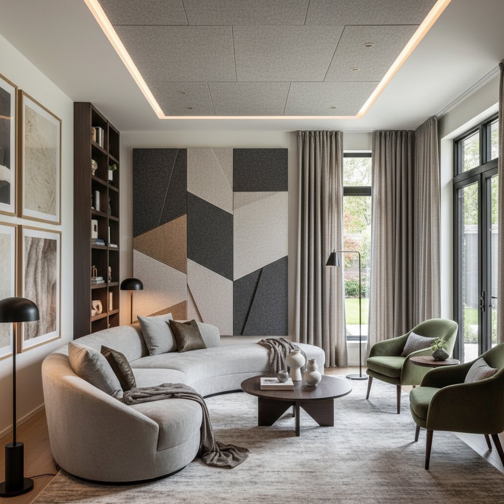 Featured image for Sound-Absorbing Decor Makes Luxury Homes Quieter