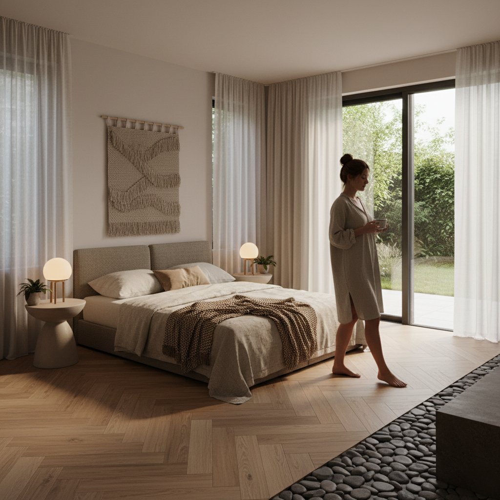 Featured image for Grounding Floors Restore Natural Calm to Bedrooms