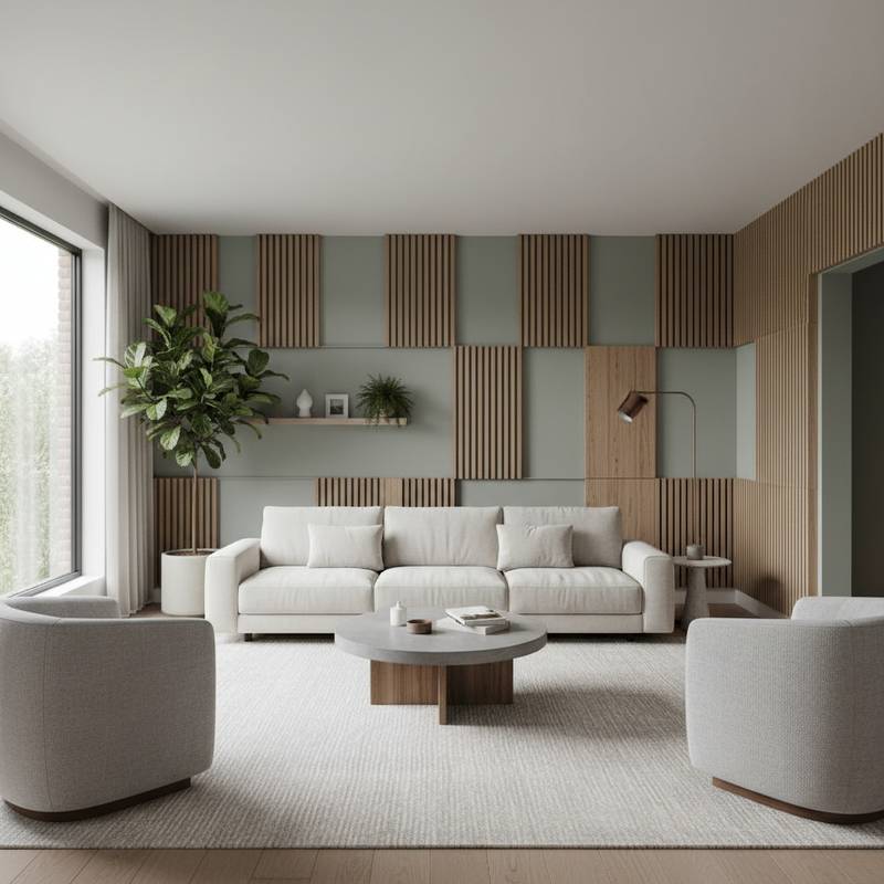 Featured image for Acoustic Panels Transform Living Rooms Into Calm Havens
