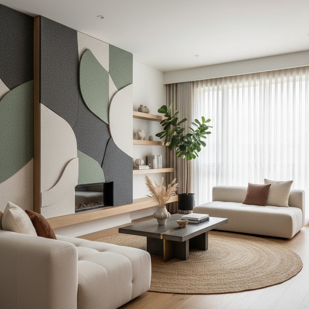 Featured image for Acoustic Panels Now Double as Living Room Art