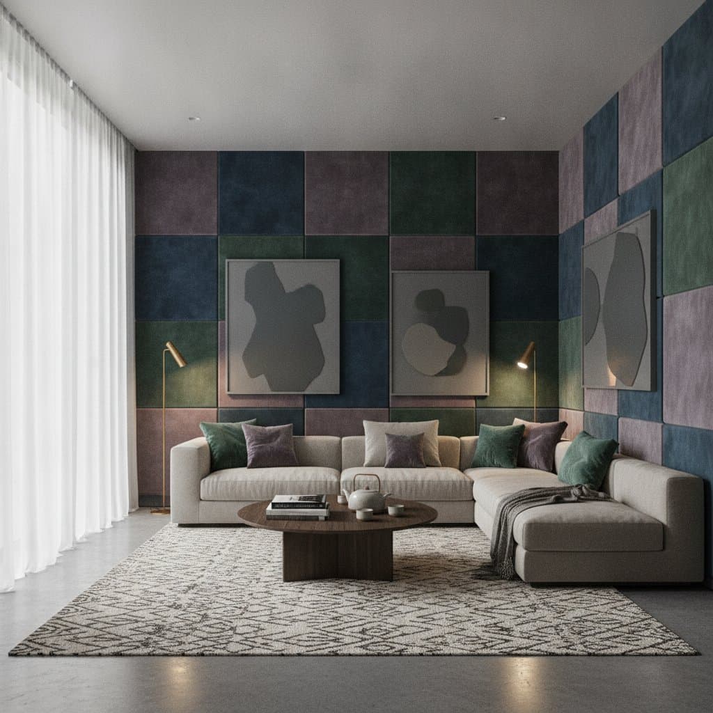Featured image for Velvet Panels Turn Living Rooms Into Quiet Luxury