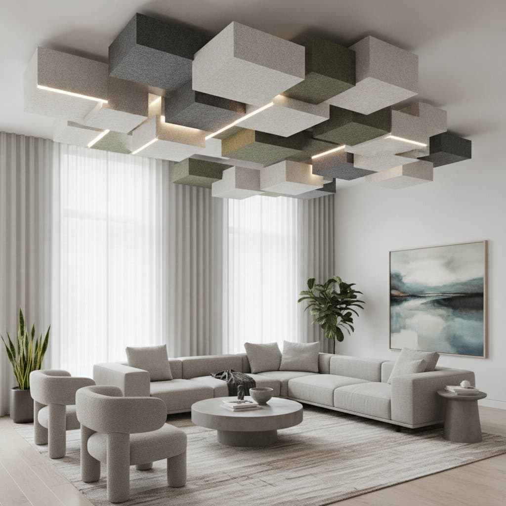 Featured image for Acoustic Ceiling Clouds Blend Style With Silence