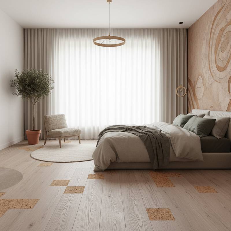 Featured image for Grounding Floors Connect Bedrooms to Earth Calm