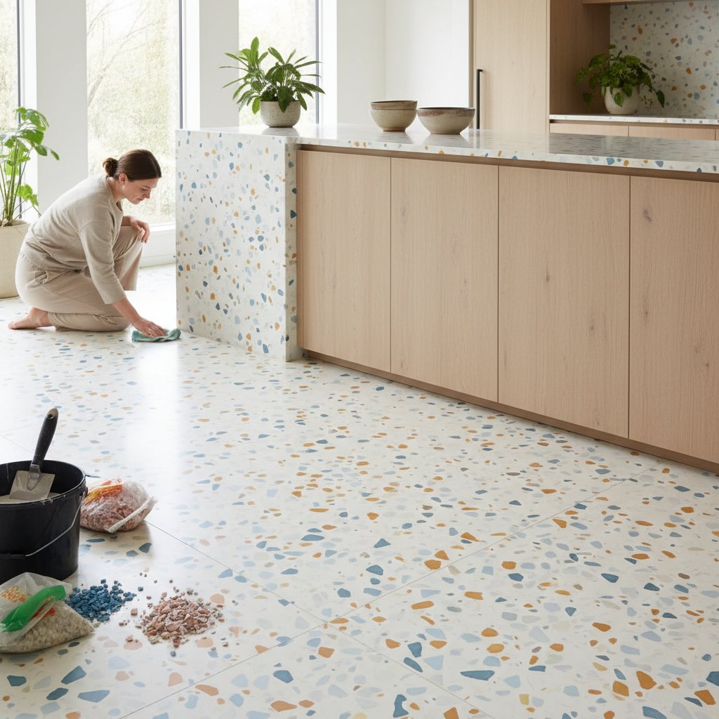 Featured image for Resin Terrazzo: The Lighter Alternative to Stone Floors